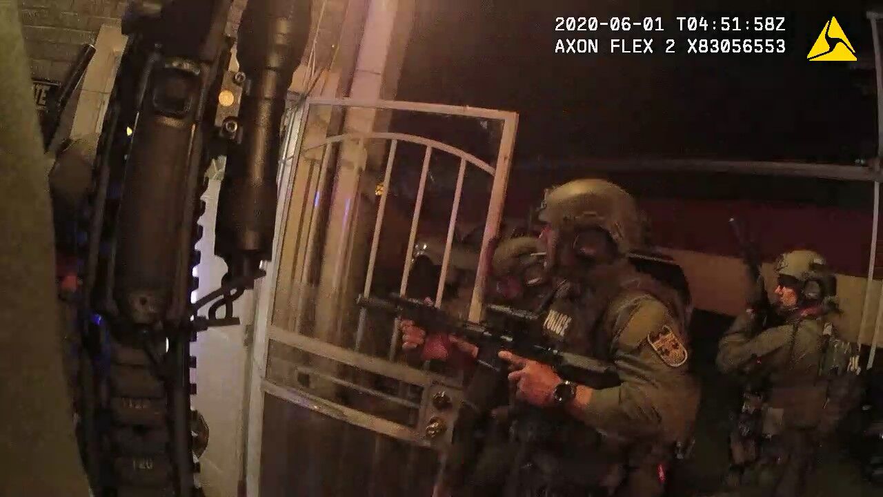 David McAtee SWAT enters